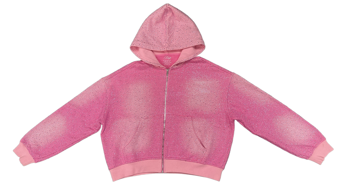 PINK ACID EMBELLISHED JACKET